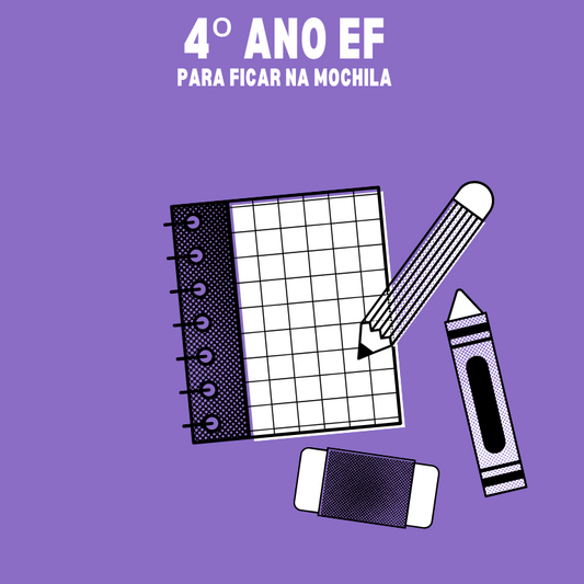 MATERIAL ESCOLAR 4º ANO PARA FICAR NA MOCHILA