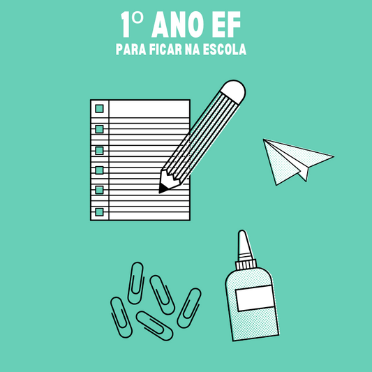 MATERIAL ESCOLAR 1º ANO PARA FICAR NA ESCOLA